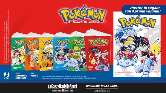 Pokémon - La Grande Avventura: arriva in edicola con La Gazzetta dello Sport