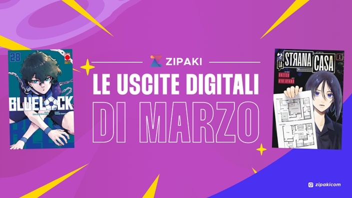 Zipaki: tutte le uscite in digitale di marzo 2025 e la collaborazione con Sprea