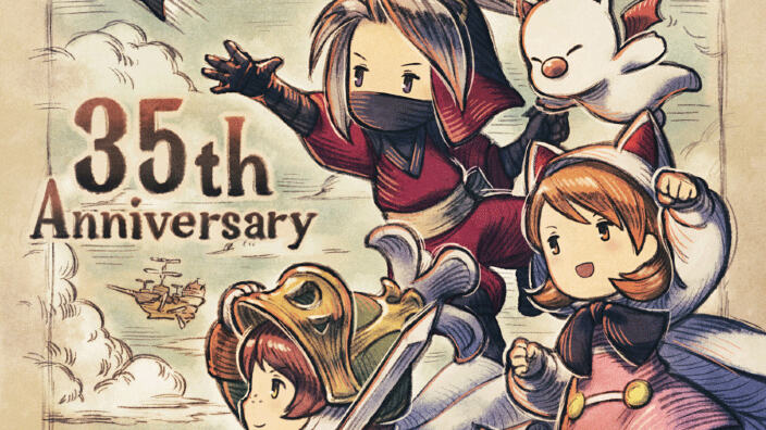Final Fantasy III compie 35 anni e Square-Enix condivide vecchio materiale