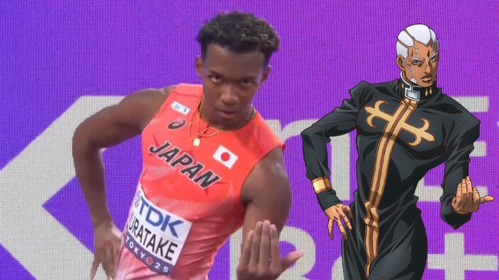 Sport e cultura pop: ecco la JoJo pose ai mondiali di atletica