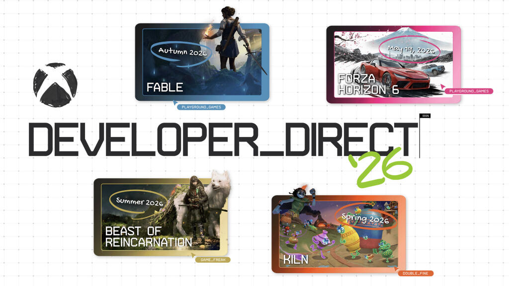 Xbox Developer Direct 2026 - Tutti i giochi annunciati