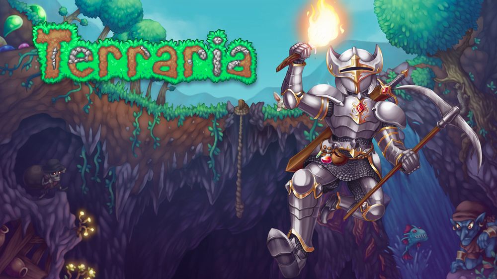Disponibile l'aggiornamento di Terraria su Switch