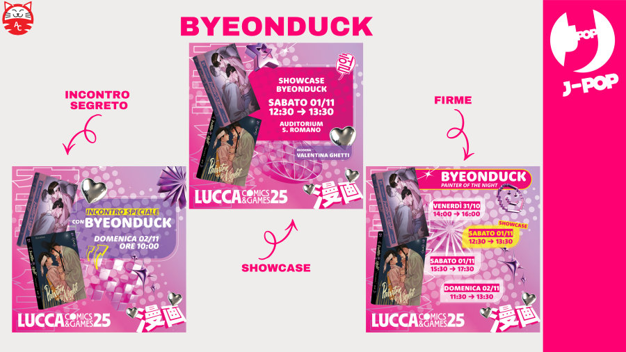 Lucca Comics & Games 2025: il programma di J-POP Manga