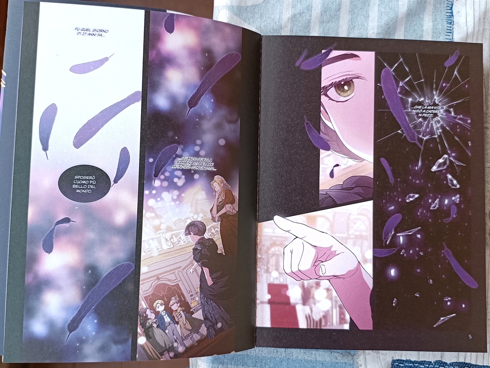 Alcune tavole del volume italiano di The Broken Ring This Marriage Will Fail Anyway