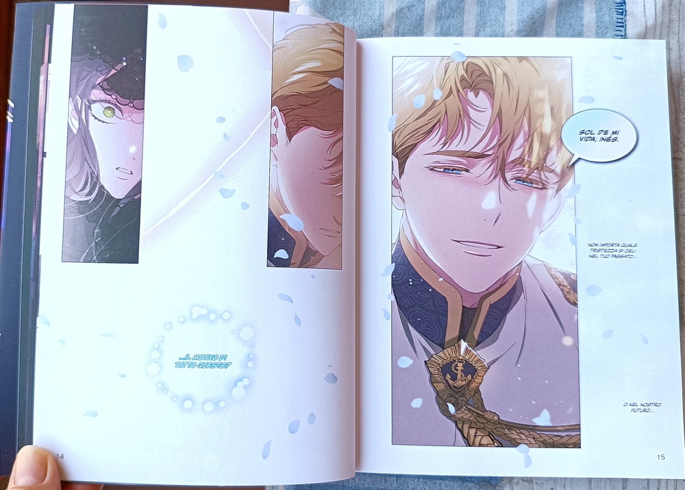 Alcune tavole del volume italiano di The Broken Ring This Marriage Will Fail Anyway