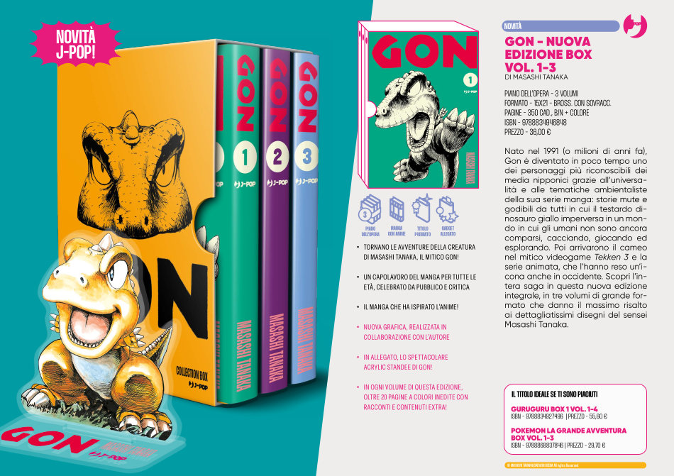 J-POP Manga - Gon . Nuova edizione box