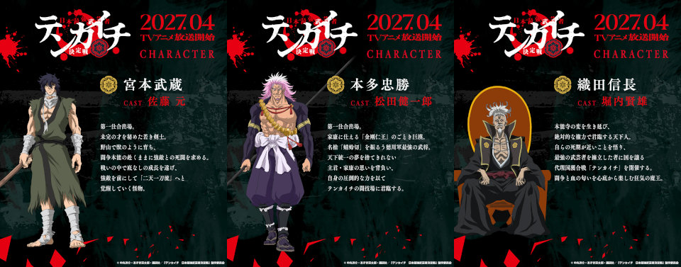 Tenkaichi - Personaggi dell'anime