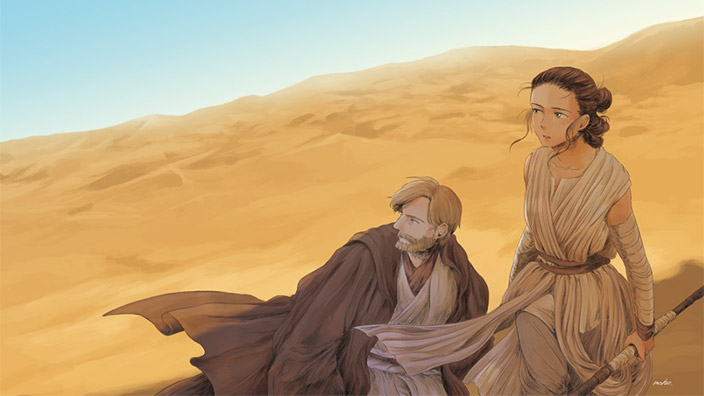 Star Wars, i personaggi della saga in stile manga sono il mix perfetto