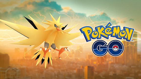 Zapdos appare in Pokémon GO