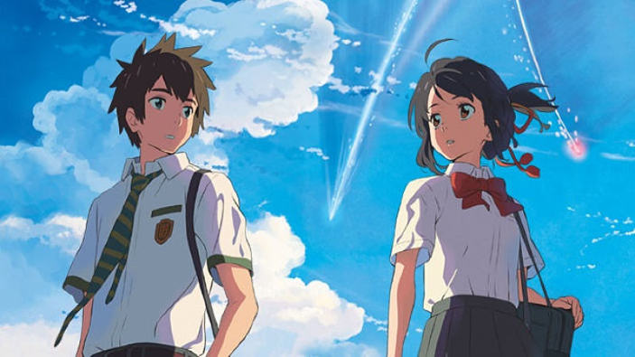 Online una sequenza di fotogrammi chiave di Your Name