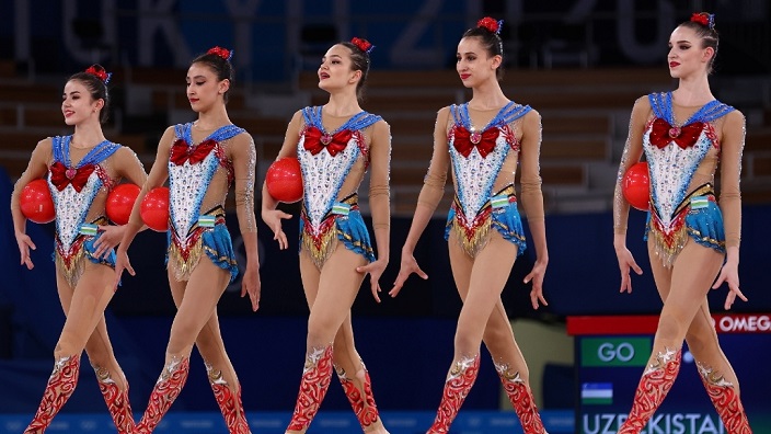 Tokyo 2020: le ginnaste dell'Uzbekistan si esibiscono sulle note di Sailor Moon