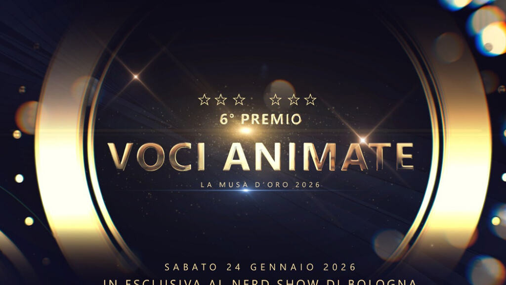 Nerd Show di Bologna 2026: i doppiatori premiati a "La Musa d'Oro"